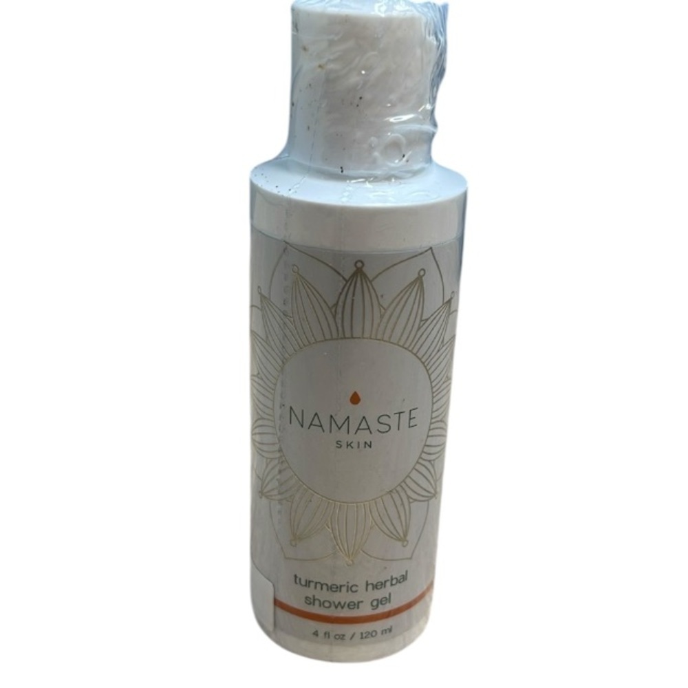 NAMASTE Skin NIP Tumeric Herbal Shower Gel 4 fl oz/120 ml